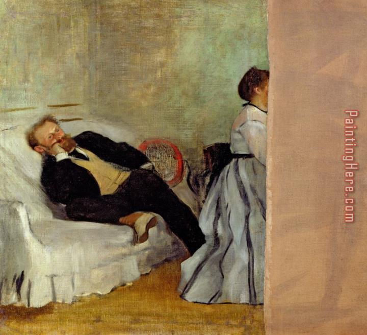 Edgar Degas Monsieur and Madame Edouard Manet
